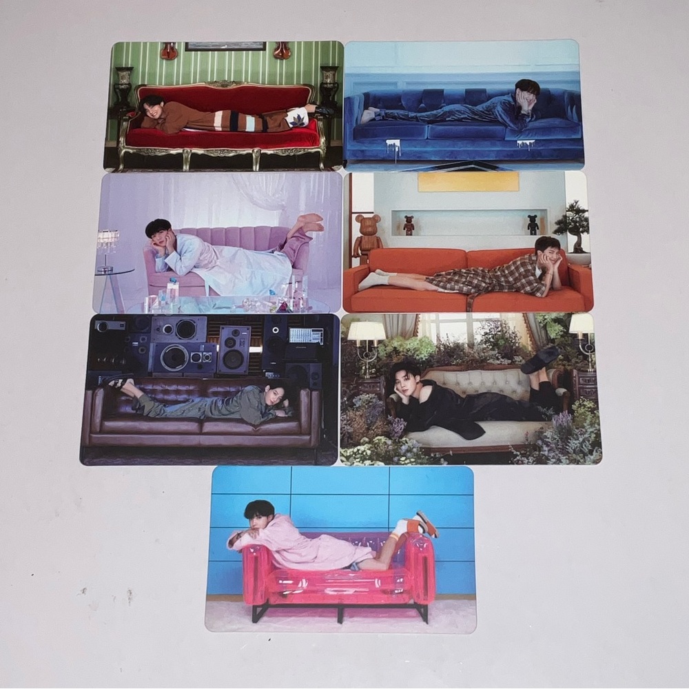 BTS colorful photocards set of 7